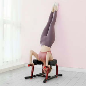 Yoga Headstand Bench with 55mm Padded Support and Armrests