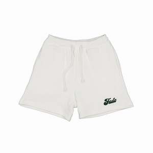 Puff Fleece Shorts - White