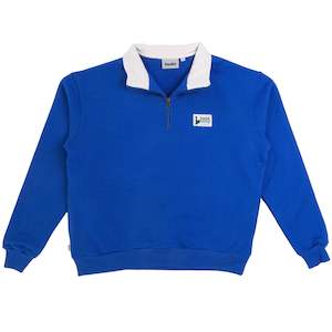 1/4 Zip Pullover - True Blue