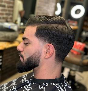 Senior Cut Haircut And Beard Styling