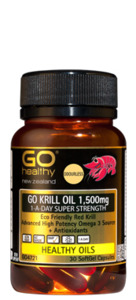 Products: GO KRILL OIL 1,500MG 1-A-DAY 30 Caps Fairfield Pharmacy