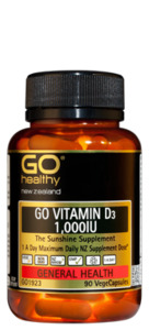 GO VITAMIN D3 1,000IU 90 Caps Fairfield Pharmacy