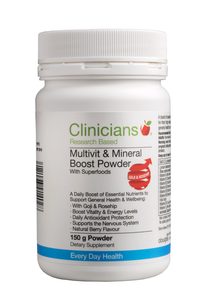 MultiVit & Mineral Boost Powder with Superfoods 150g Fairfield Pharmacy