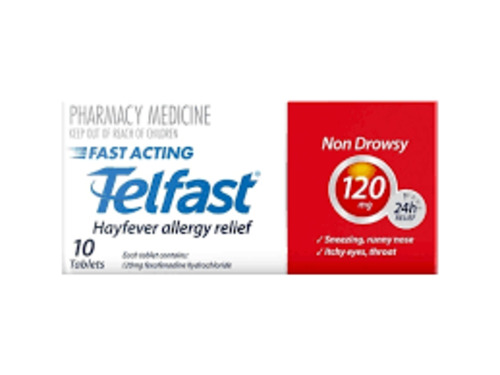 Products: Telfast 120mg Tablets 10's Fairfield Pharmacy