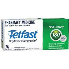 Telfast 180mg Tablets 10's Fairfield Pharmacy