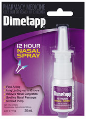 Products: Dimetapp 12 Hour Nasal Spray (20mL) Fairfield Pharmacy