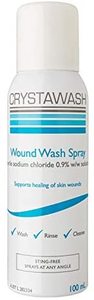 Products: Crystawash Wound Wash Spray 100ml Fairfield Pharmacy