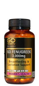 Products: GO FENUGREEK 3,000MG 120 Caps Fairfield Pharmacy