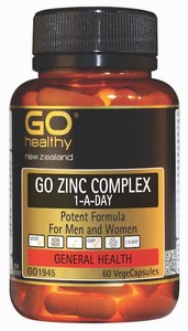 Products: GO Zinc Complex 60Vcaps Fairfield Pharmacy