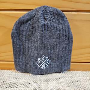 Charcoal Cable Knit Beanie