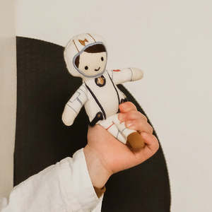 Soft Toys: Fabelab | Organic Cotton Pocket Friend - Astronaut