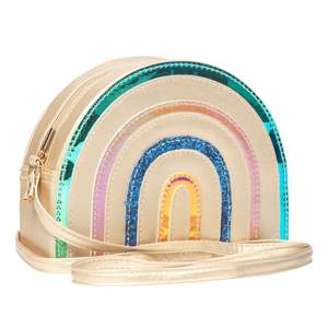 Accessories: Mimi & Lula | Cross Body Bag - Metallic Rainbow