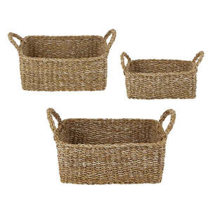 Large Woven Baskets | Set of 3