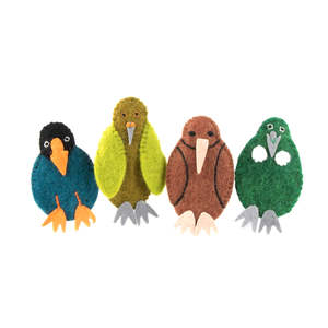 Association For Craft Producers: Finger Puppet Set - Native Birds