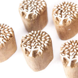 Wooden Printing Blocks - Small Tree