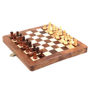 Aspiration International: Wooden Travel Chess Set