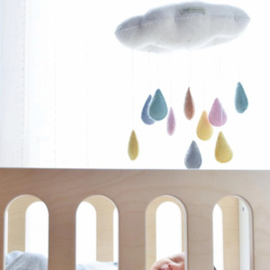 Tara Treasures | Felt Cloud Hanging Mobiles | Pastel (2 Styles)