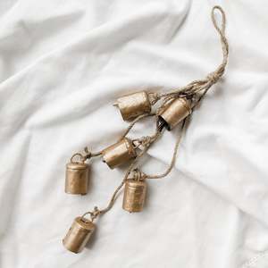 Antiqued Bell Hanging | Small