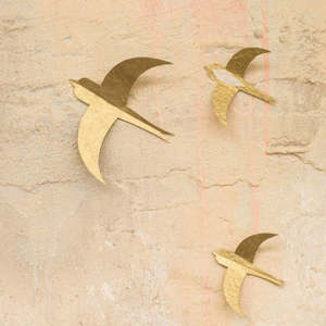 Home Decor: Muskhane Swallows (Set of 10) | Three Colours