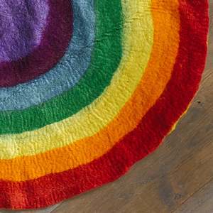 Felt Play Mat - Rainbow (large)