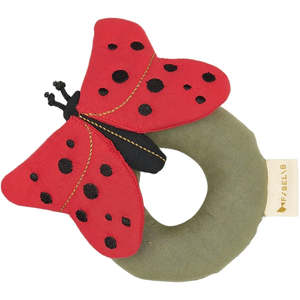 Fabelab | Organic Cotton Ladybird Rattle