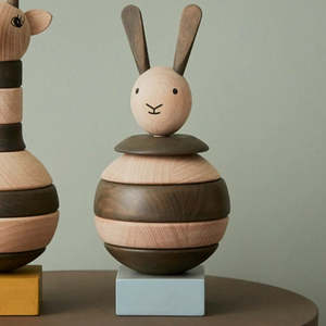 For Baby: OYOY Design - Wooden Stacking Rabbit