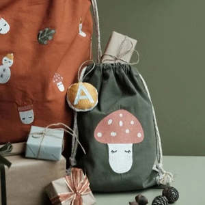 Cards And Giftwrap: Fabelab | Organic Cotton Gift Bags (3 styles)