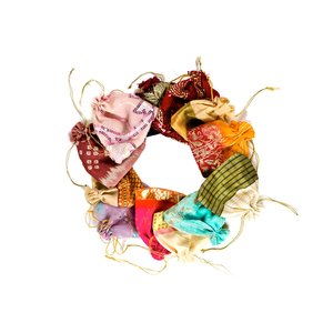 Cards And Giftwrap: Giftwrap - Sari Treasure Bags