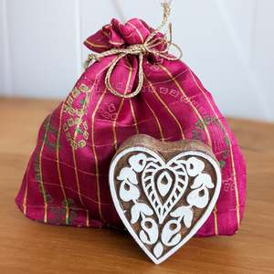 Wooden Printing Blocks - Heart