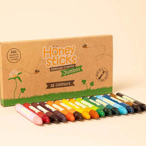 Honeysticks | Natural Beeswax Crayons - Jumbo Size