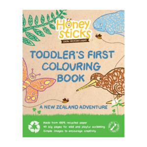 Paper Goods: Honeysticks | Colouring Book - A New Zealand Adventure
