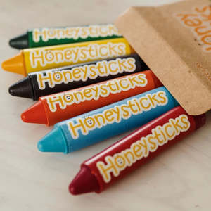 Honeysticks | Natural Beeswax Crayons - Longs