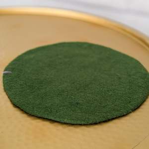 Loose Part Play: Felt Play Mat | Olive (Round)