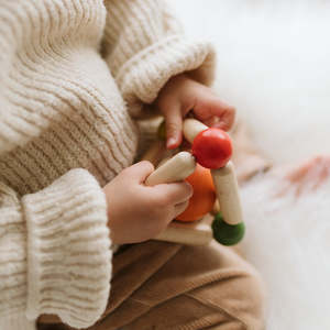 Plan Toys Plantoys: Eco Wooden Montessori Grasping Toy & Ball