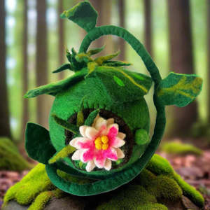 Play 1: Felt Fairy Home | Lily Pod with Fairy Doll