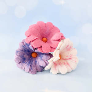 Tara Treasures | Felt Flowers - Pastel (Set of 3)