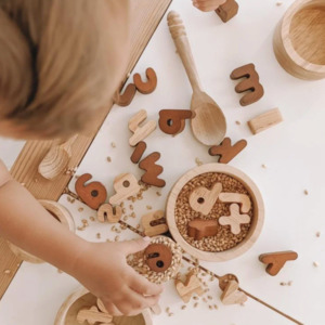 Q Toys: Qtoys | Wooden Alphabet Letter Sets