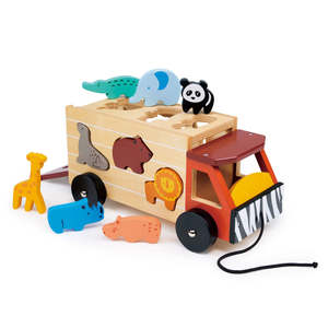 Vehicles: Mentari Toys | Shape Sorting Safari Truck