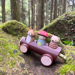 Tender Leaf Toys | Timber Taxi Car