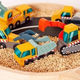 Tender Leaf Toys | Wooden Construction Digger Vehicle Set