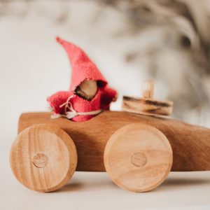 Vehicles: Qtoys | Natural Wooden Log Racing Car