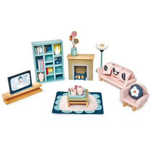 Tender Leaf Toys: Tender Leaf Toys | Dolls House Furniture - Sitting Room Lounge Set