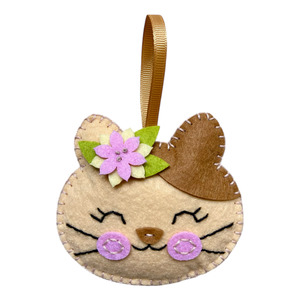 Kids Craft Kit | DIY Felt Creations - Cat Decoration