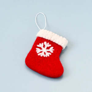 Tara Treasures | Christmas Decoration - Felt Stocking