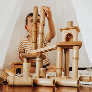 Qtoys | Bamboo Building Blocks
