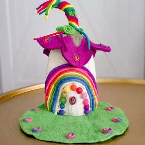 Felt Fairy Home and Play Mat | Rainbow Meadow