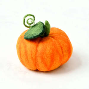 Small World Play: Tara Treasures | Felt Food - Large Pumpkin