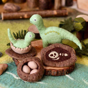 Small World Play: Tara Treasures | Felt Life Cycle of a Dinosaur