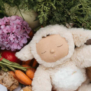 Easter: Olli Ella Cozy Dinkum Doll - Lamby Picket