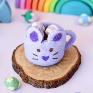Easter: Tara Treasures | Felt Food - Bunny Mug with Marshmallows